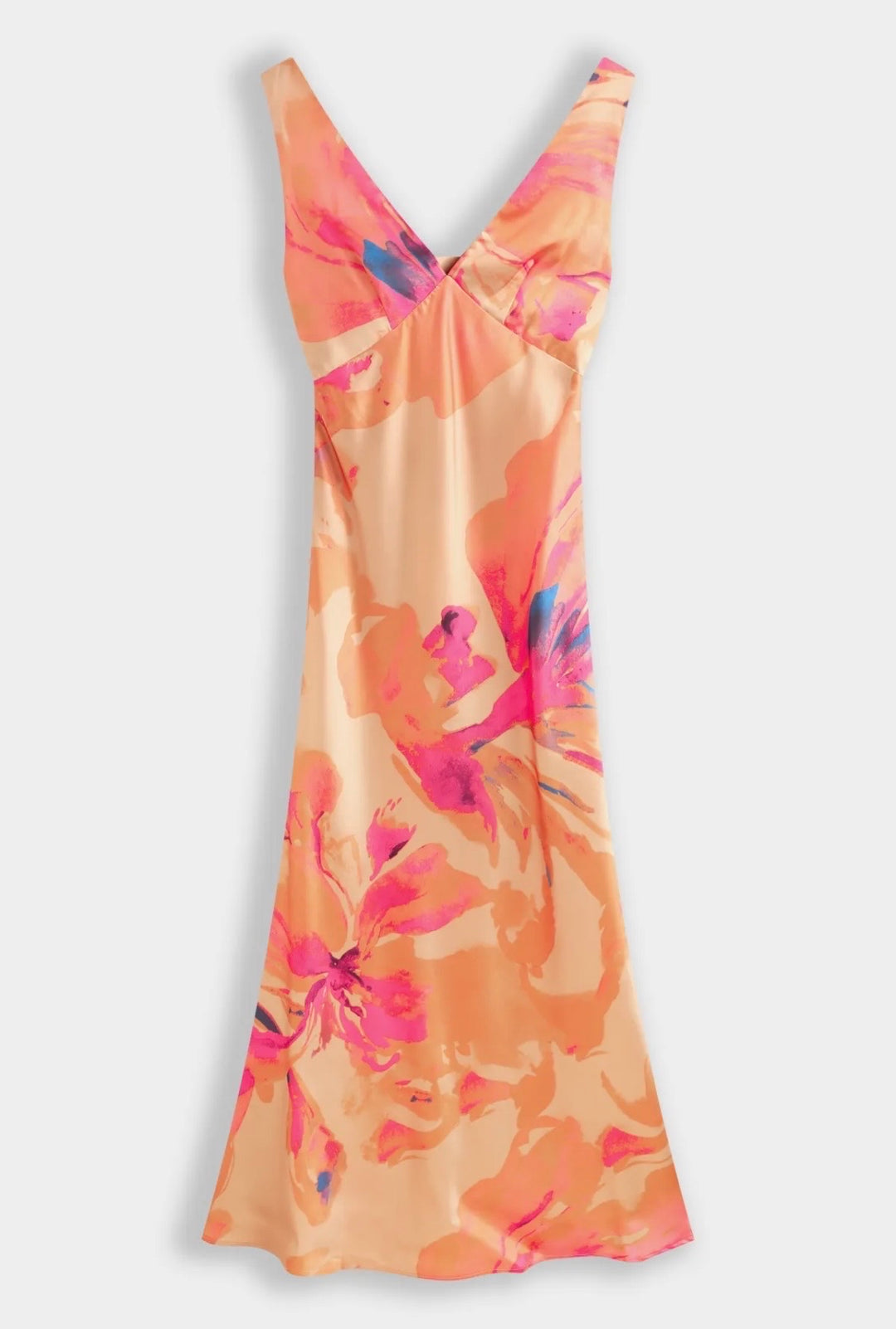 Robe longue à découpe torsadée